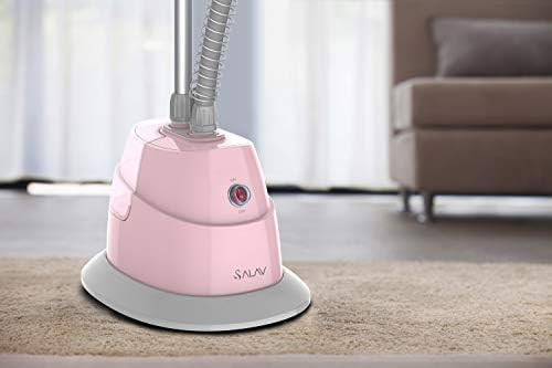Blush pink full size standing garment steamer — photo 3