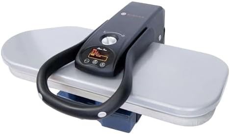Digital steam press with non-stick surface