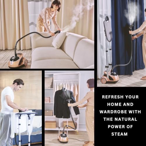 Professional steamer with rotatable ironing board — photo 5