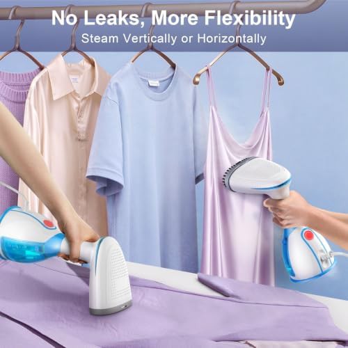Dual steam hole handheld garment steamer — photo 5