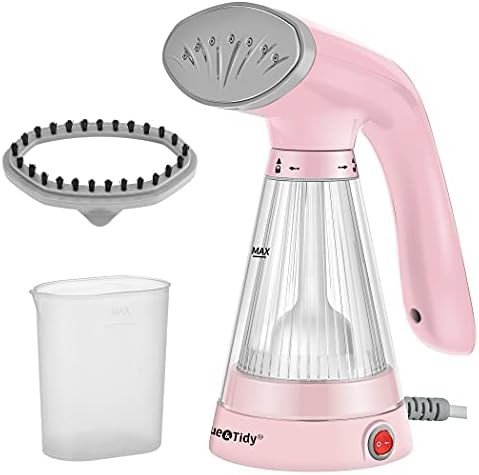 Pink Handheld Steamer with Stainless Steel Nozzle — photo 3