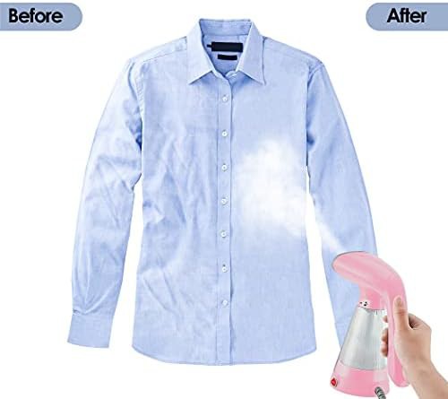 Pink Handheld Steamer with Stainless Steel Nozzle — photo 4