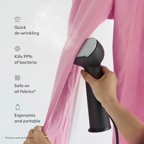 Steamery handheld clothes steamer cirrus 3 black — photo 3
