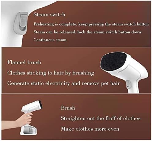 Vertical and horizontal travel clothes steamer — photo 4