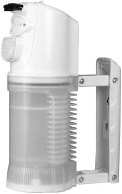 White dual voltage travel garment steamer