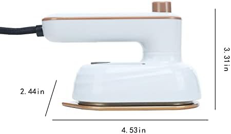 White rotatable mini travel garment steamer — photo 5