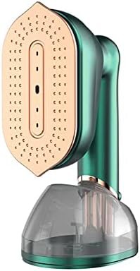 Green vertical steam handheld travel iron
