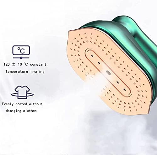 Green vertical steam handheld travel iron — photo 4