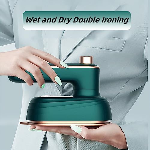 Green rotary handheld garment iron and steamer — photo 3