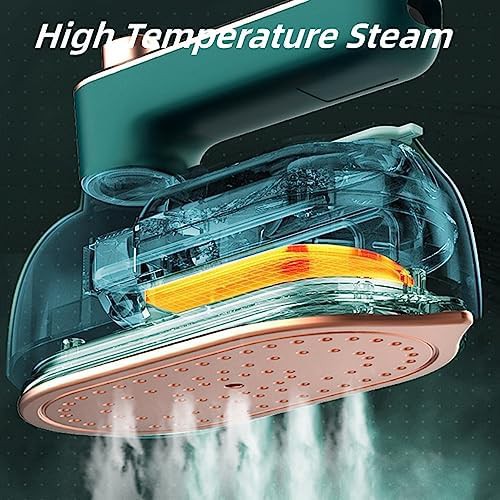Green rotary handheld garment iron and steamer — photo 5