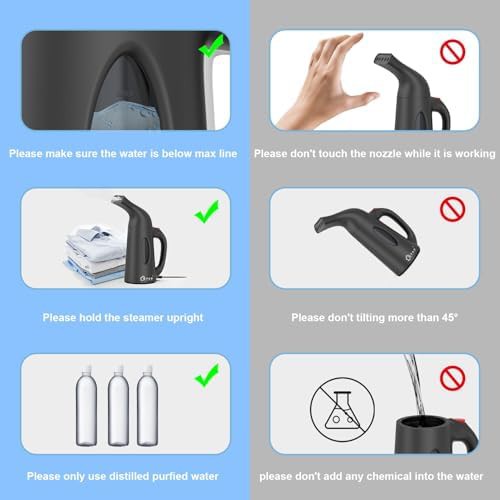 Powerful Handheld Clothing Steamer for Home — photo 5