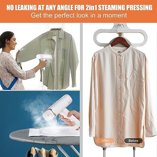 Foldable handheld 1000W fabric steamer — photo 3