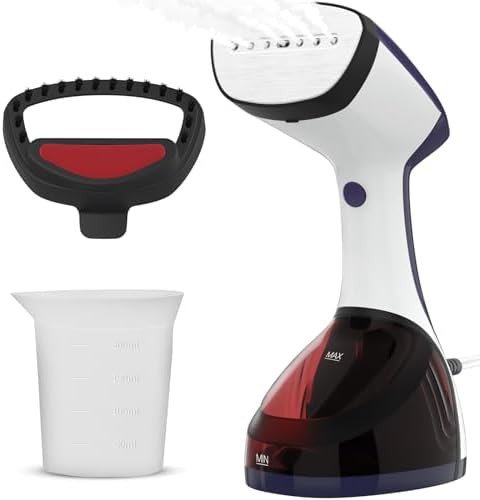 Portable steamer with stainless steel soleplate