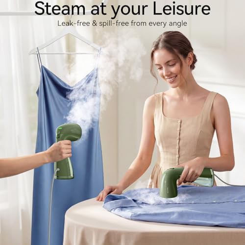 Compact travel clothes steamer with fast heat — photo 5