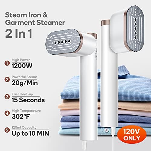 Foldable Horizontal and Vertical Handheld Steamer — photo 4