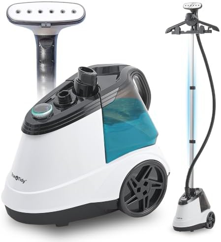 Full Size White Standing Steamer with 1800W Power