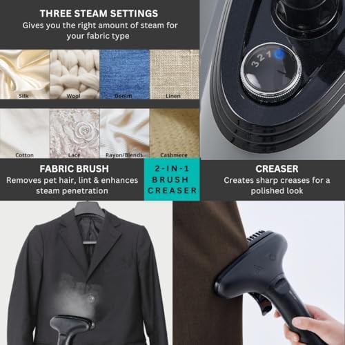 Standing Heavy Duty 1800W Steamer with 3L Tank — photo 4