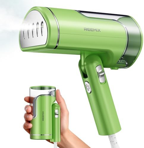 Green foldable powerful handheld steamer