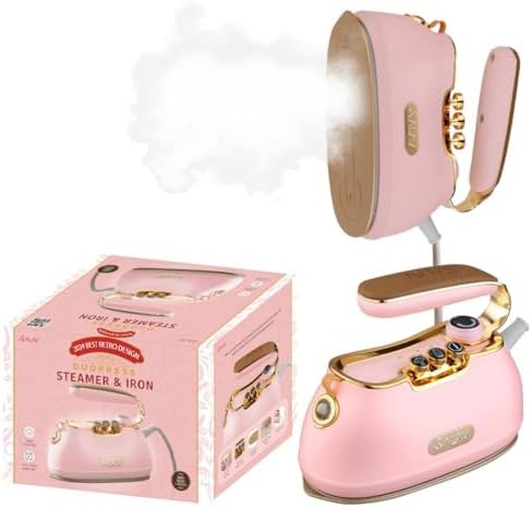 Retro edition duopress handheld steamer iron