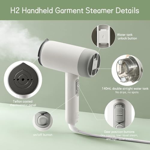Foldable mini portable travel clothes steamer — photo 4