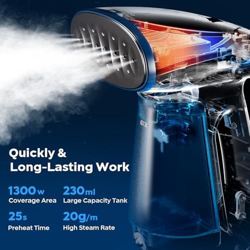 Handheld garment steamer with medium water tank — photo 4