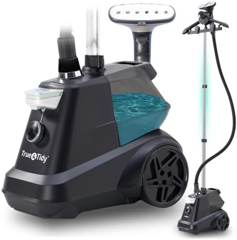 Industrial Standing Steamer with Step Control and Wheels