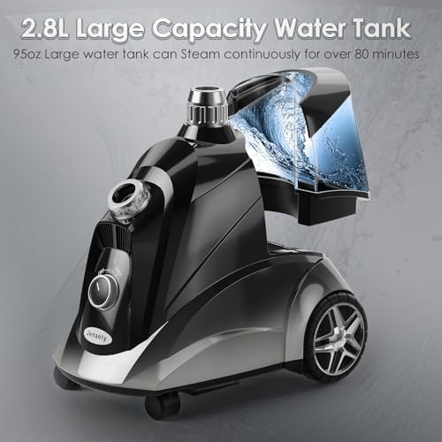 Standing garment steamer with extra large tank — photo 4