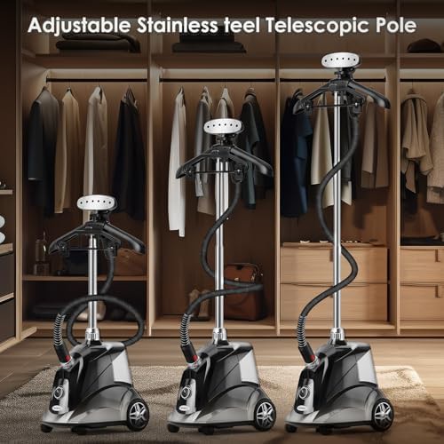 Standing garment steamer with extra large tank — photo 5