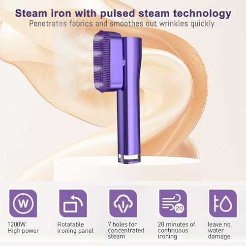 Handheld steamer with three steam levels — photo 3