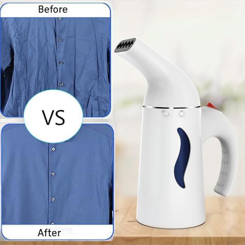 Light white one button travel steamer — photo 4