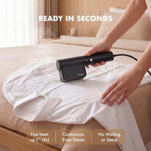 Dual voltage black travel steamer and iron — photo 3