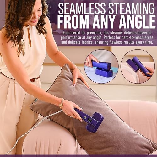 Purple four mode folding steamer — photo 3