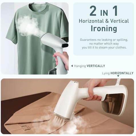 Smart LCD handheld garment steamer 1500W — photo 3