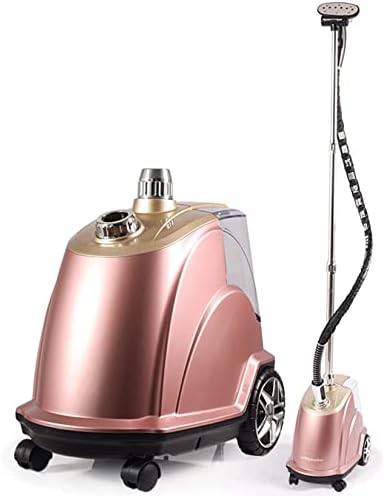 Professional Vertical Commercial Steamer in Red and Gold