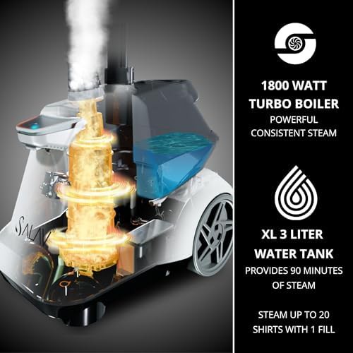 Commercial garment steamer with smart auto-off — photo 5