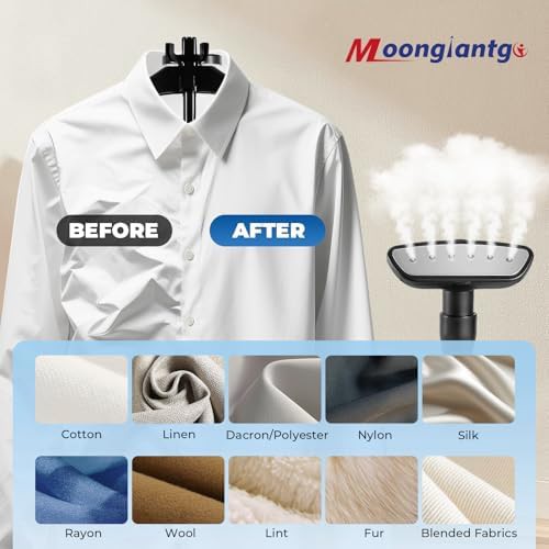 Standing garment steamer with large tank — photo 4