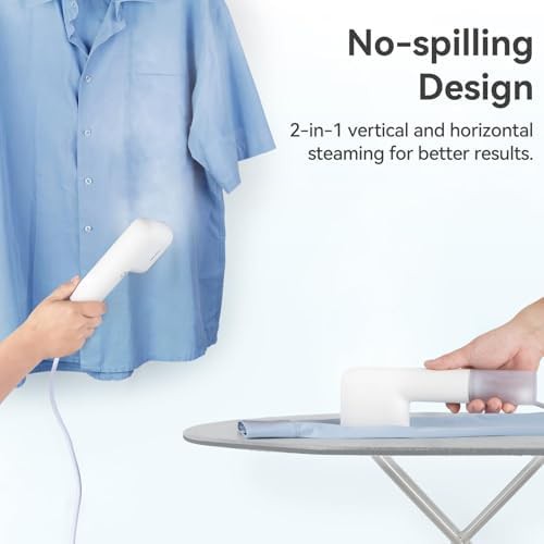Portable handheld garment steamer for business travel — photo 3