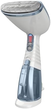 White and blue fast heat handheld steamer