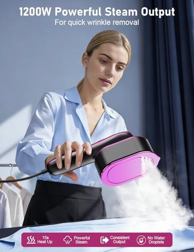 Handheld steamer with LED display — photo 4
