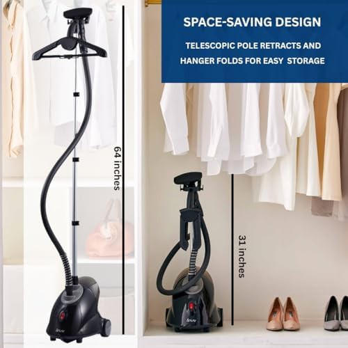 Full size garment steamer with safety auto-off — photo 5
