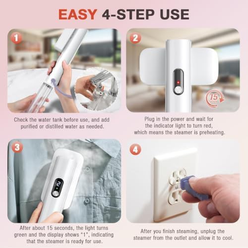 Dual voltage handheld steamer for business travel — photo 5