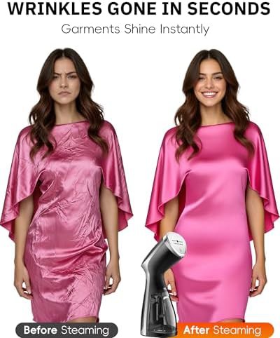 Business travel handheld garment steamer for suits — photo 3