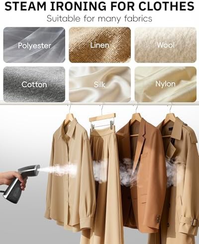 Business travel handheld garment steamer for suits — photo 4