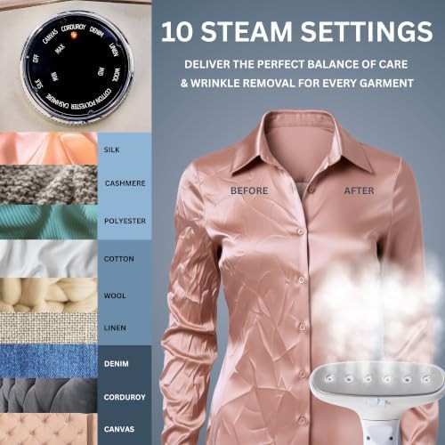 Luxury Upright Steamer with Ten Steam Settings — photo 4