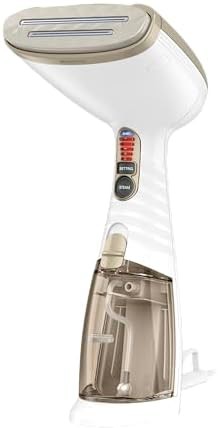 White and champagne handheld steamer pack