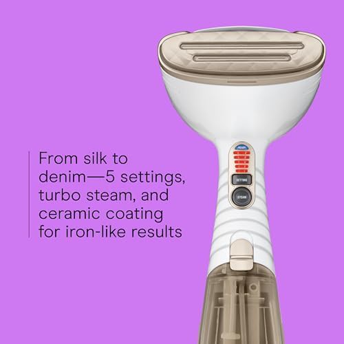White and champagne handheld steamer pack — photo 4