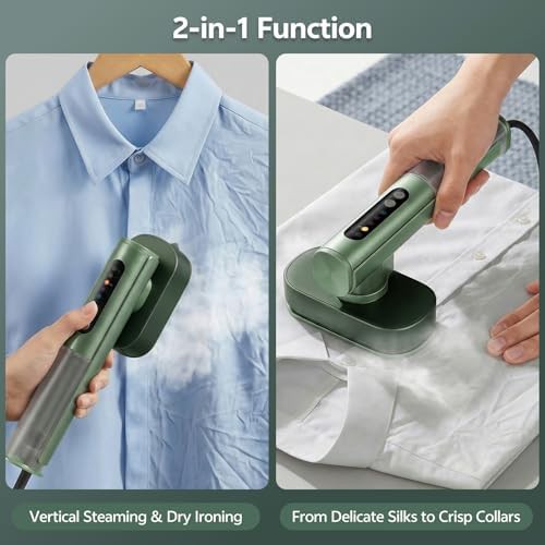 Handheld 1000W Dual Voltage Travel Steamer — photo 5