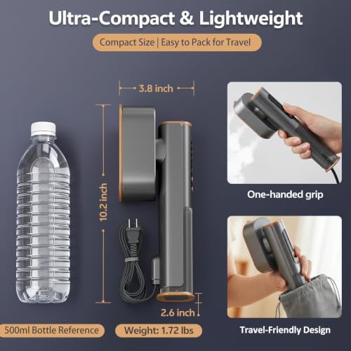 Dual Voltage Portable Steamer and Iron — photo 4