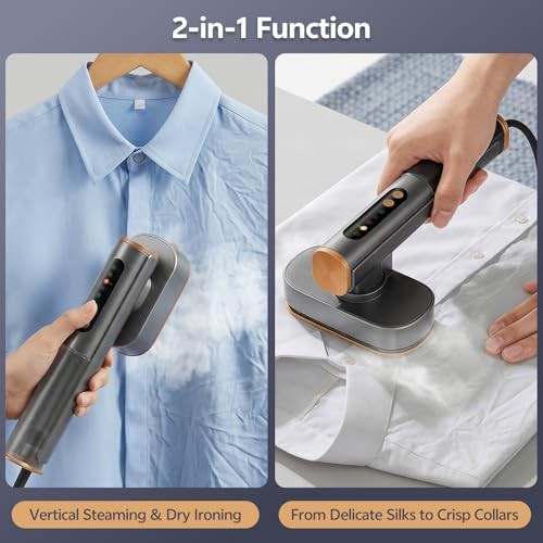 Dual Voltage Portable Steamer and Iron — photo 5