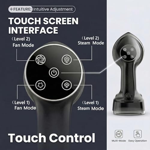 Handheld garment steamer with vacuum suction — photo 3